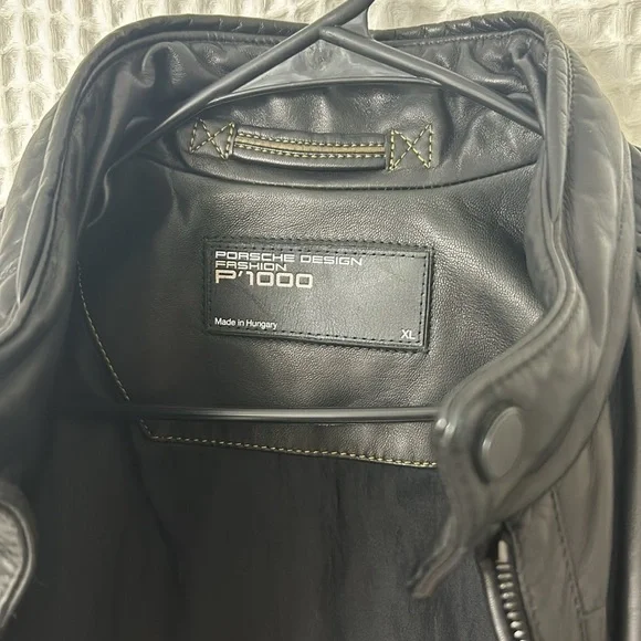 Porsche Design Fashion P'1000 Leather Jacket Size XL